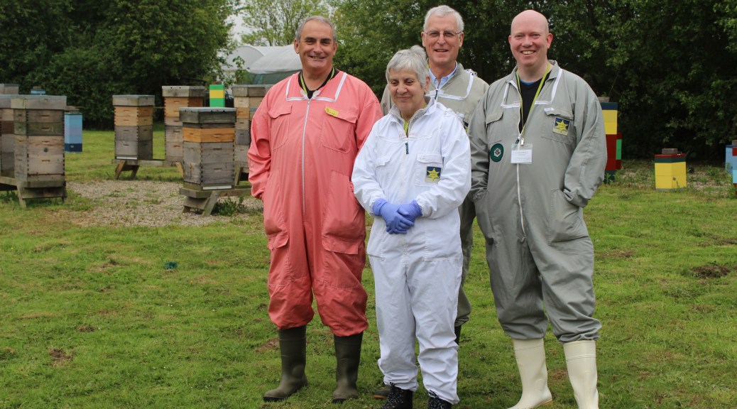 Margaret Murdin, Alastair Welch, Tony Harris and Adam Leitch who successfully passed the NDB exam in 2015.